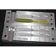 BTG flat tail grub bait mold